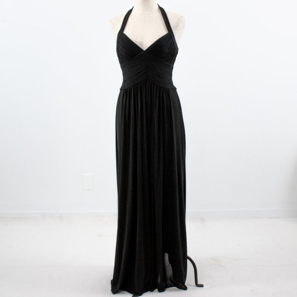 BCBGMaxAzria S Bandage Maxi Formal Dress Black - Picture 10 of 10